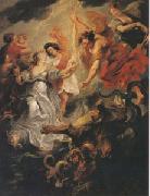 Peter Paul Rubens The Queen's Reconciliation with Her Son (mk05) oil painting artist
